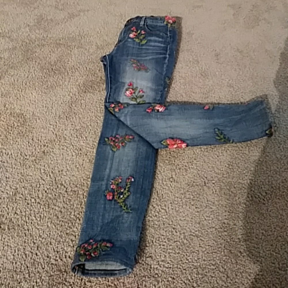 Embroidered Jeans